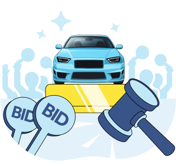 Illustration for step 5: Place bids and buy
